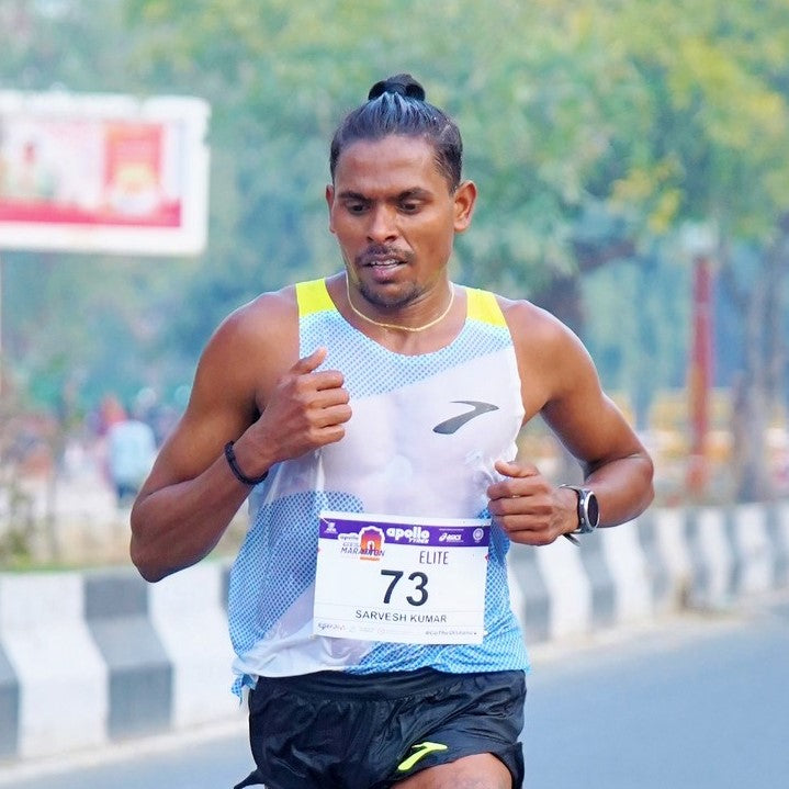 To run in the Elite category of the TATA Mumbai Marathon.